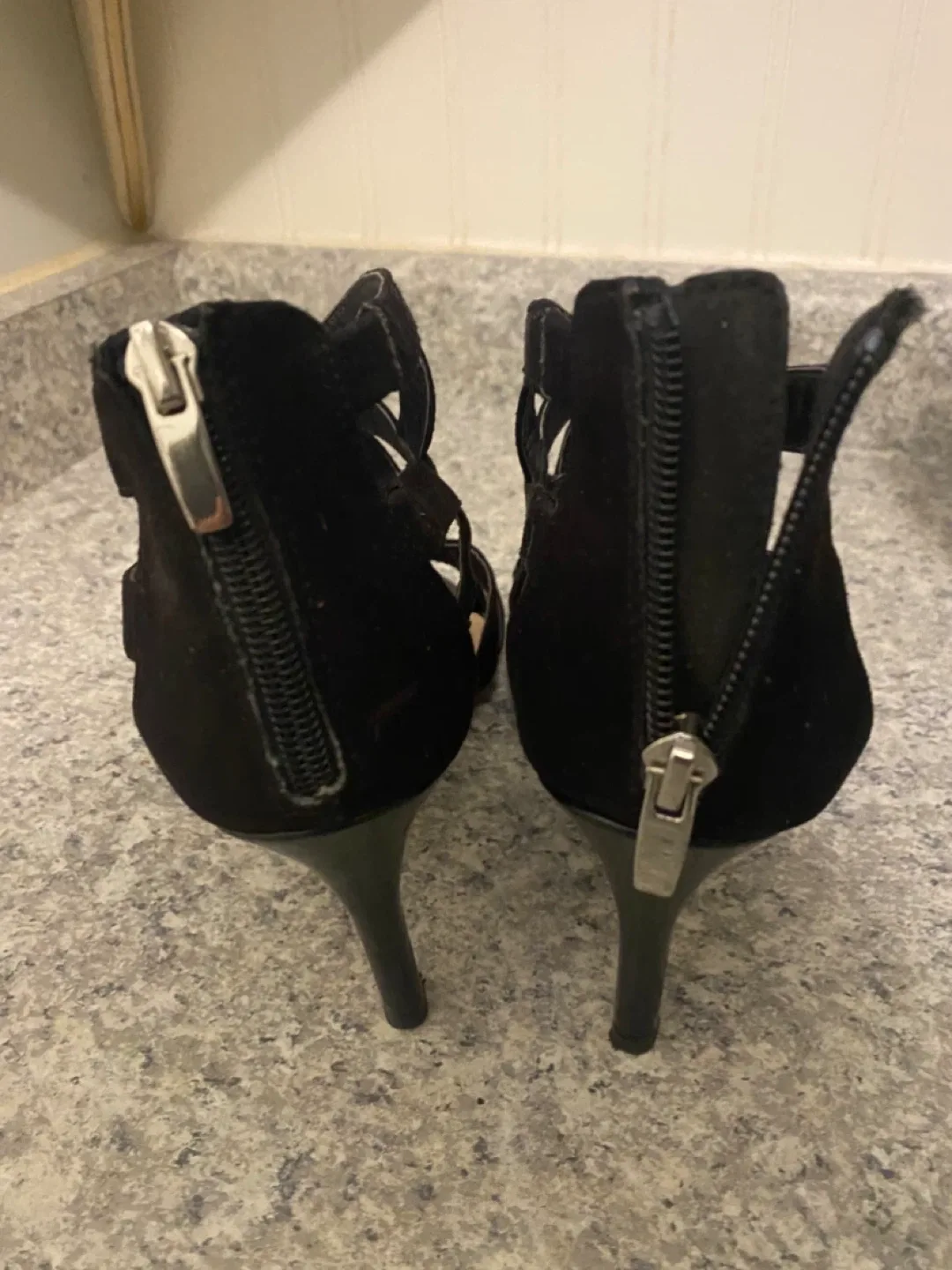 Black High Heel Sandals - Size 8 image indicator(3)