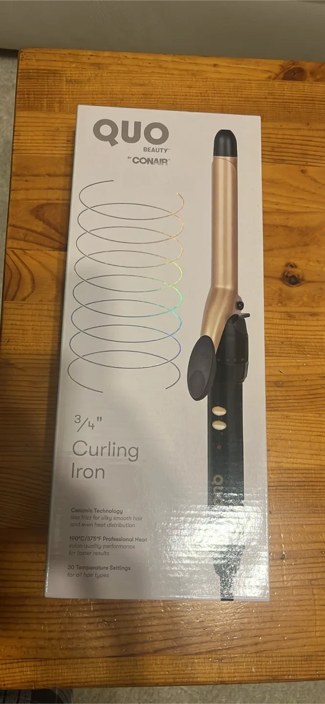New Quo Beauty 3/4" Curling Iron