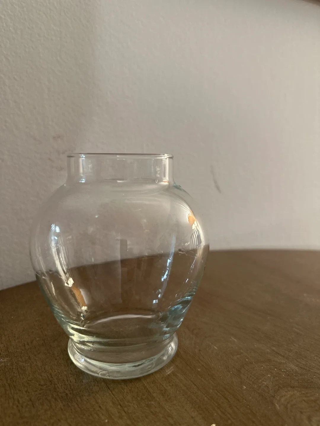 Clear Glass Vase