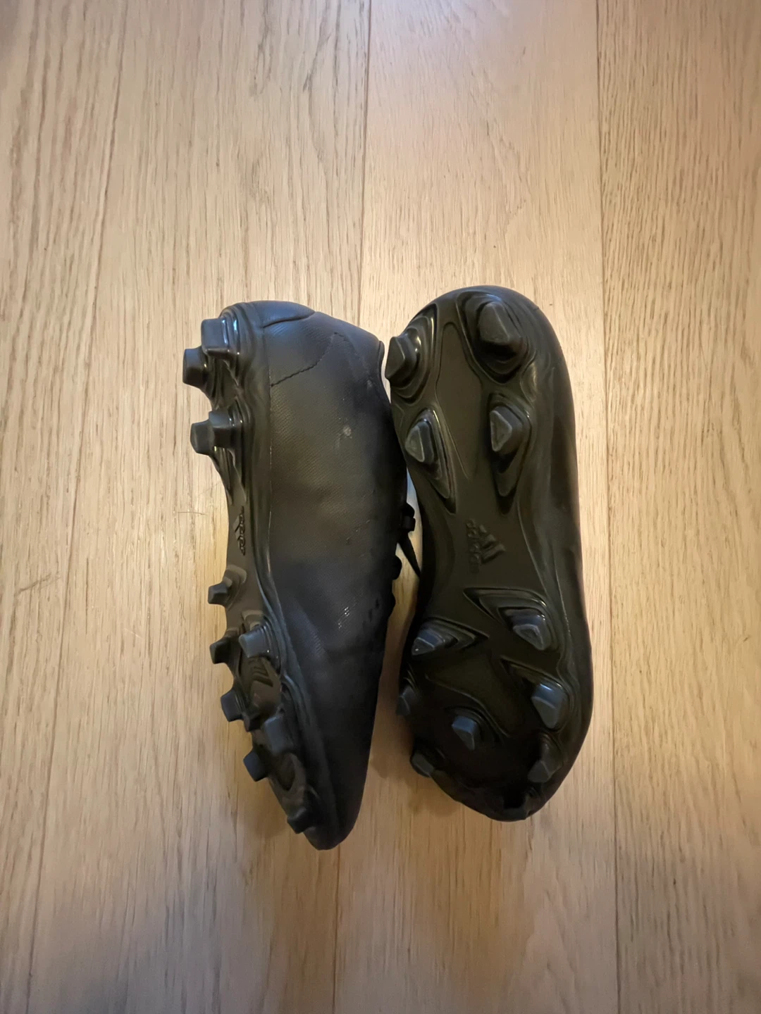 Adidas Black Soccer Cleats, youth size 6 - photo 2