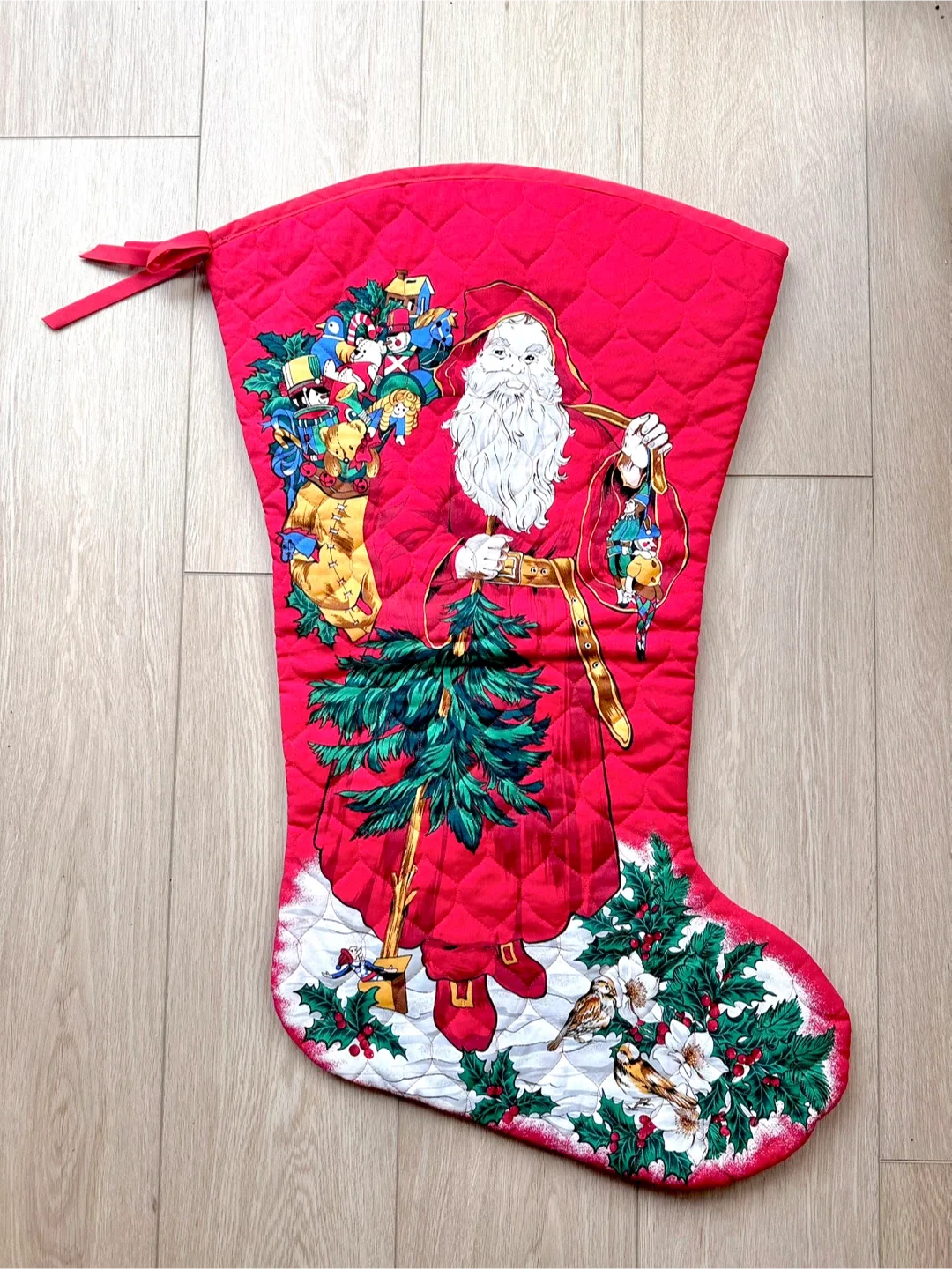 Large quilted Christmas stocking image indicator(2)