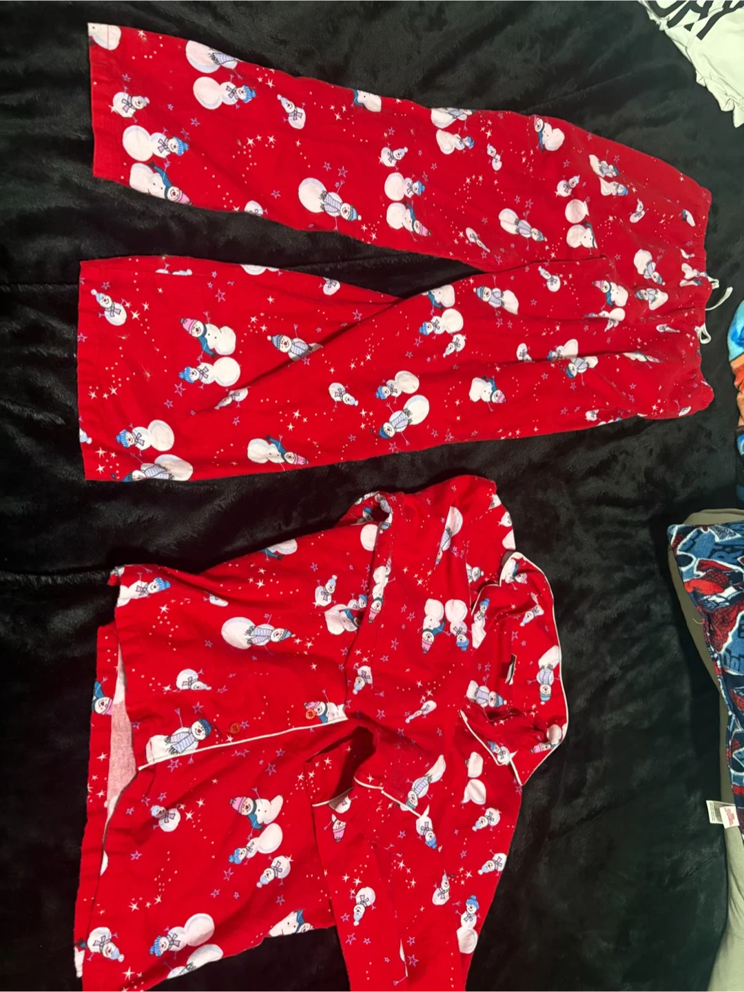 Red Snowman Pajama Set - photo 2