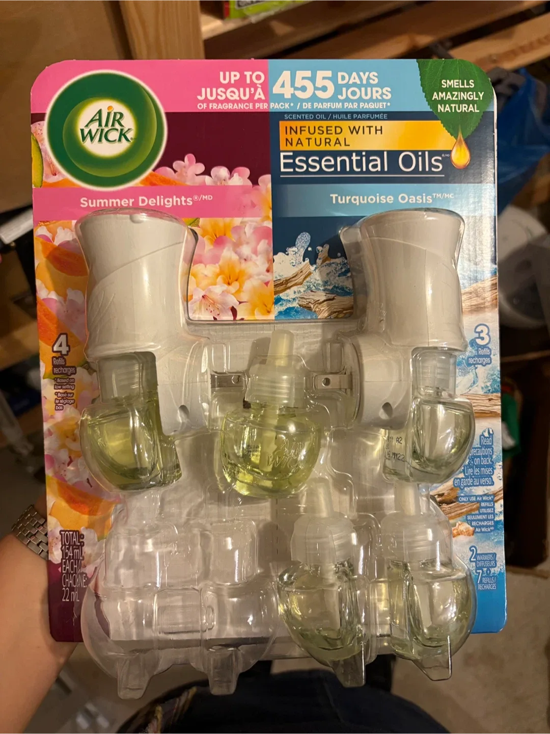 Air Wick Summer Delights and Turquoise Oasis (Open)