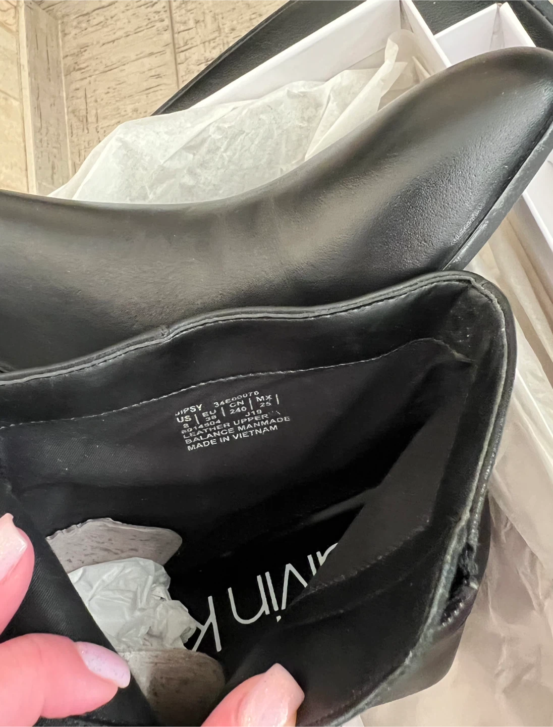 Calvin Klein Jipsy Soft Black Ankle Boots - Size 8M