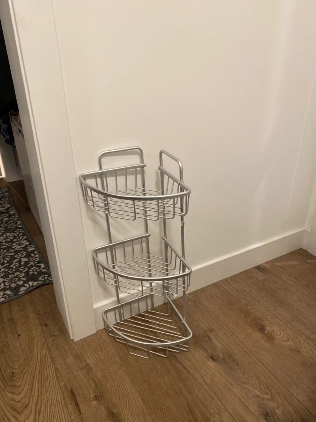 Silver Corner Shower Caddy