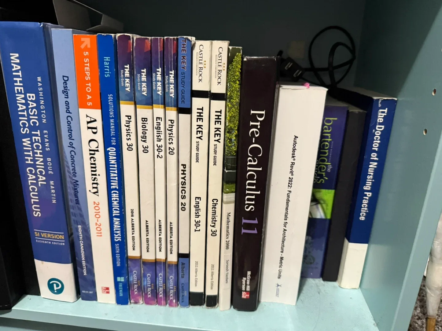 Assorted High School Study Guides & Textbooks