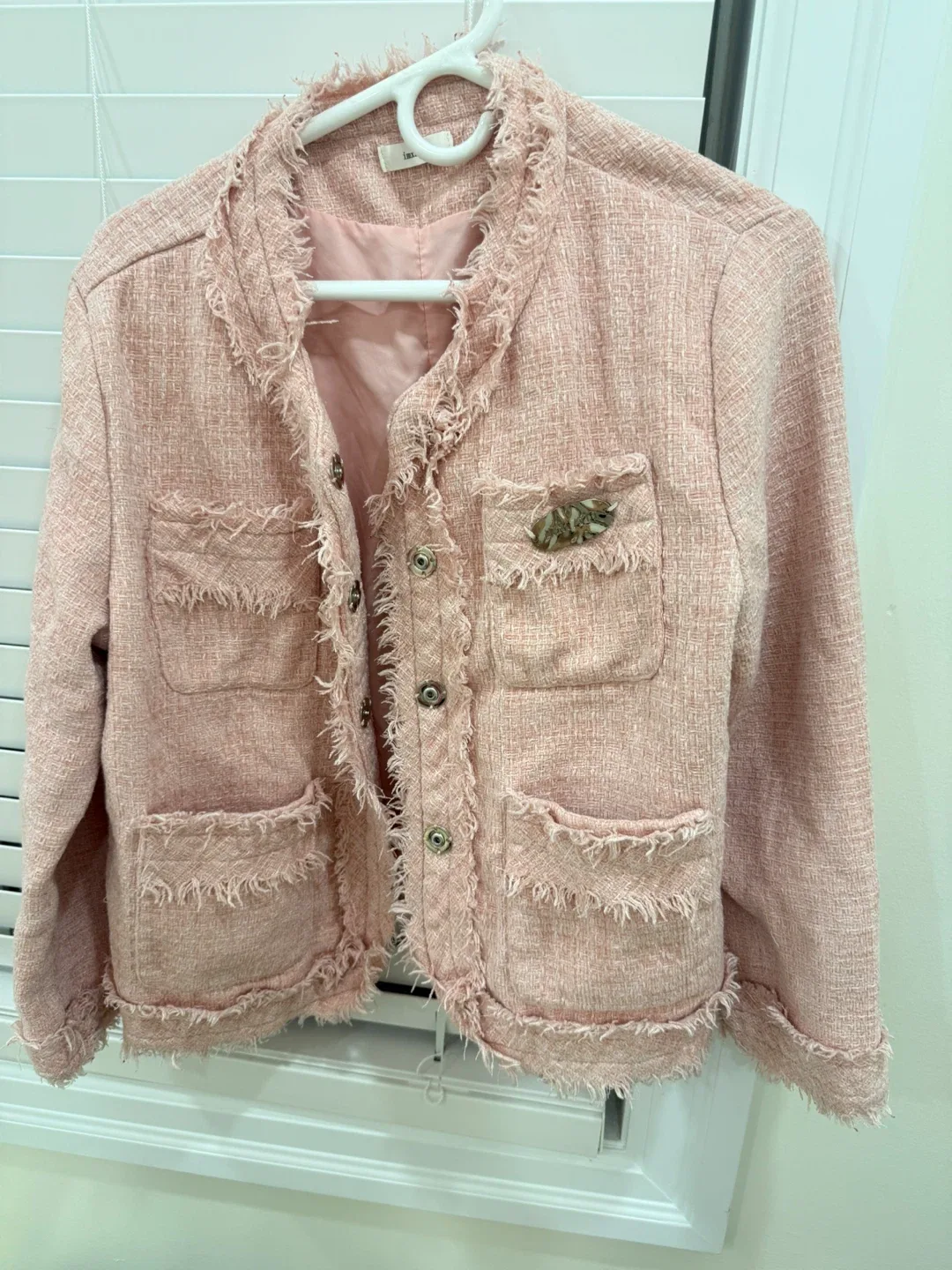 Pink Tweed Jacket