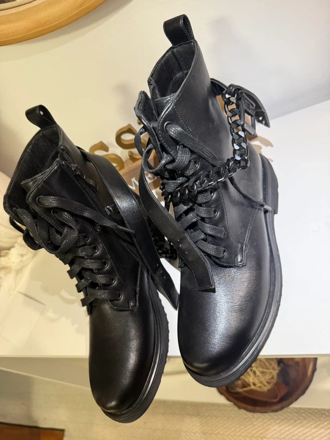 Black Ankle Boots Size 6