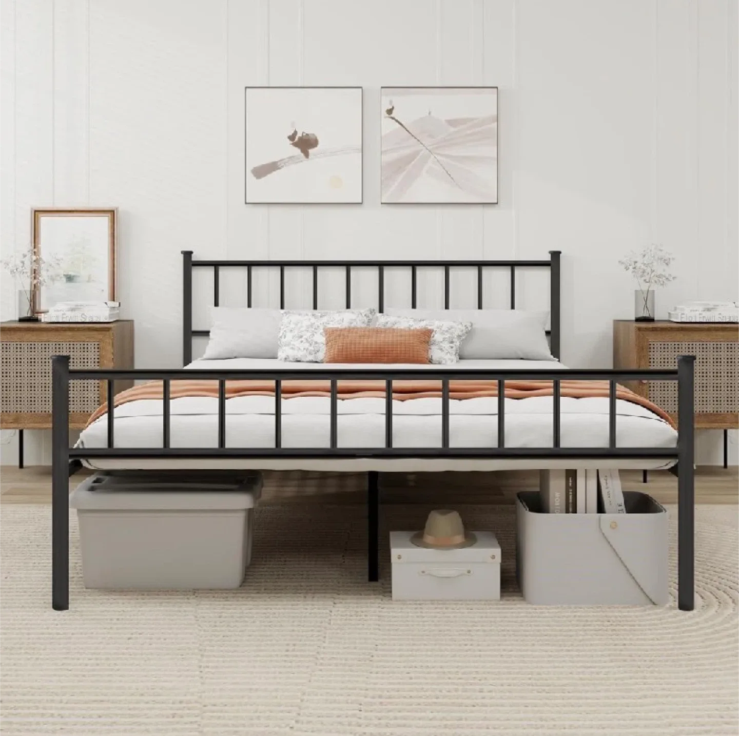 King Size Metal Bed Frame