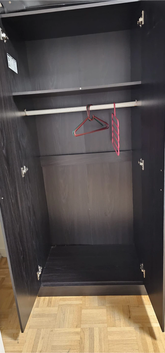 Dark Wood Wardrobe