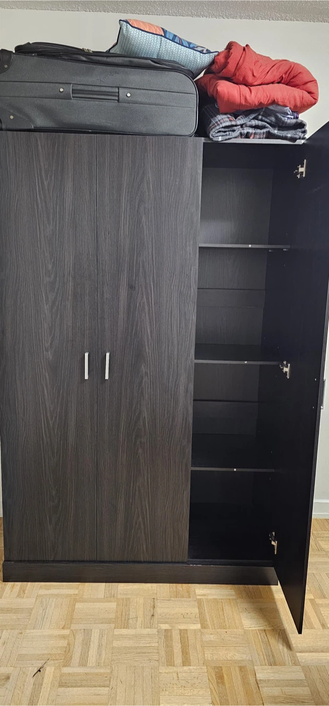 Dark Wood Wardrobe - photo 2
