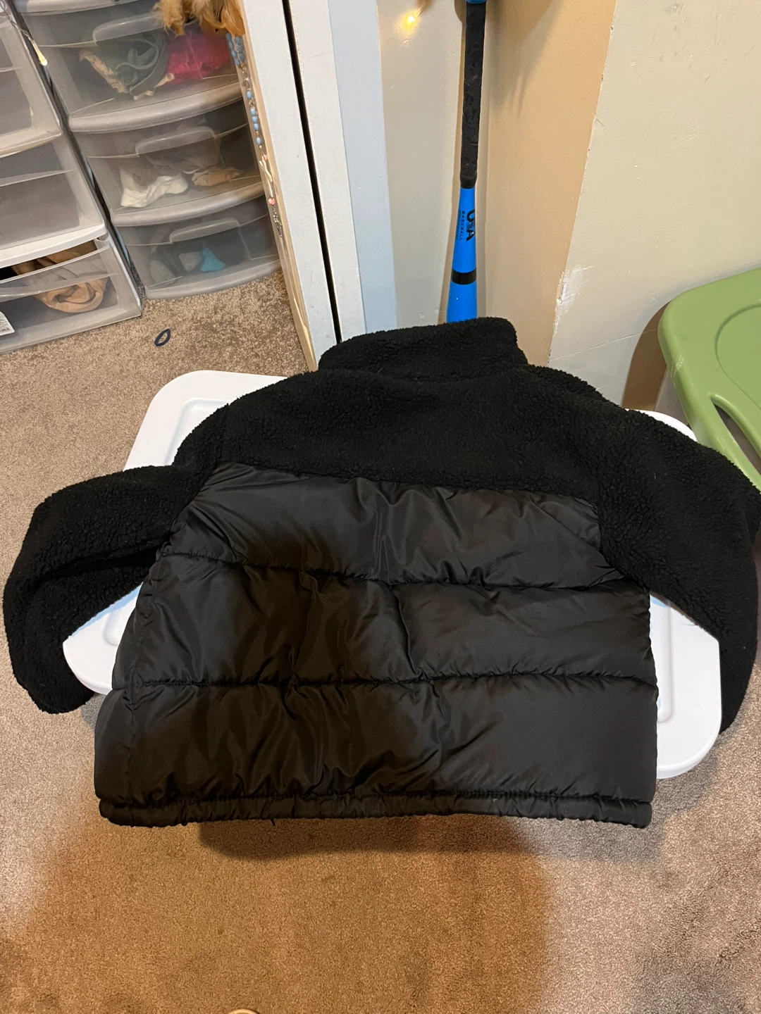 Forever 21 Black Puffer Jacket - Size S - photo 2
