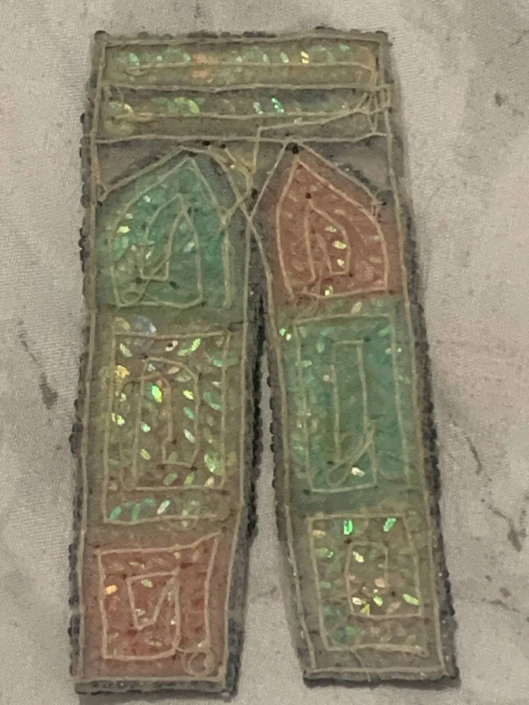 Handmade Beaded Pants Patch image indicator(2)