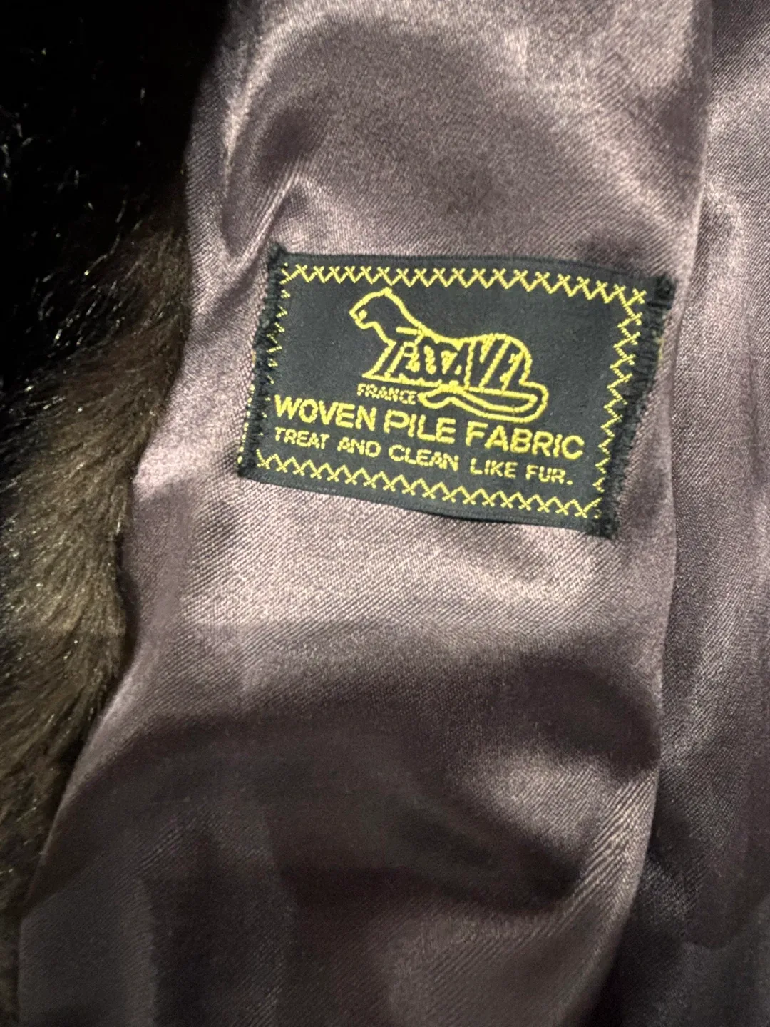 Manteau Fausse Fourrure Femme – Taille Large – Brun Foncé image indicator(2)