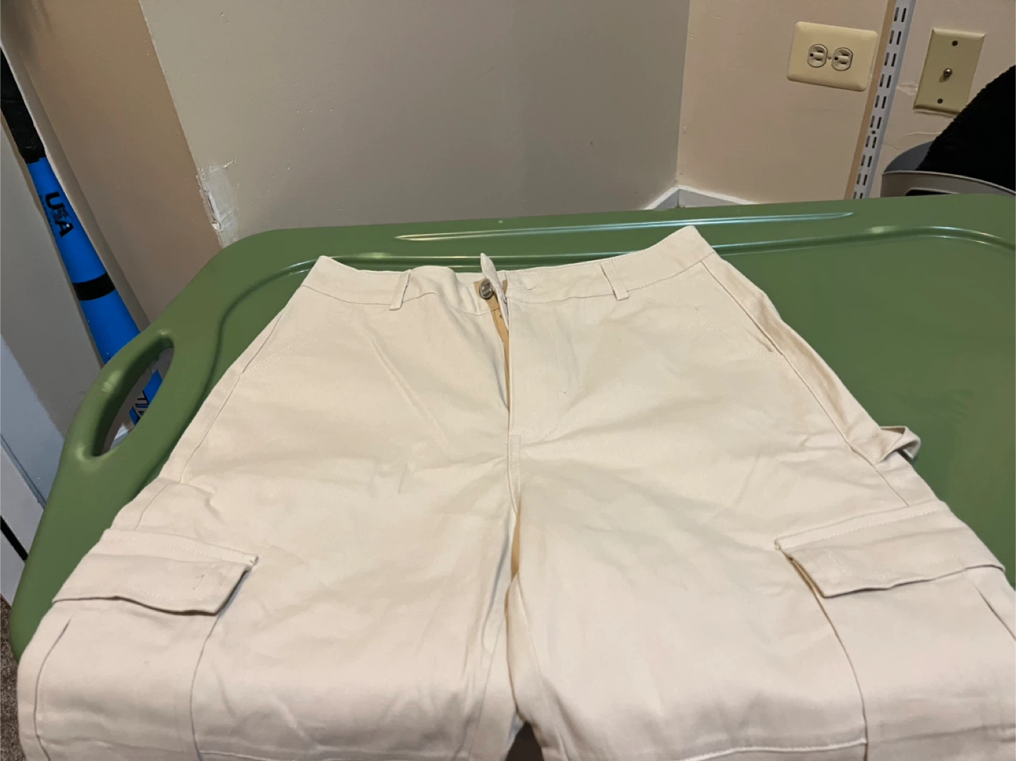 Beige Cargo Pants - Size S - photo 2
