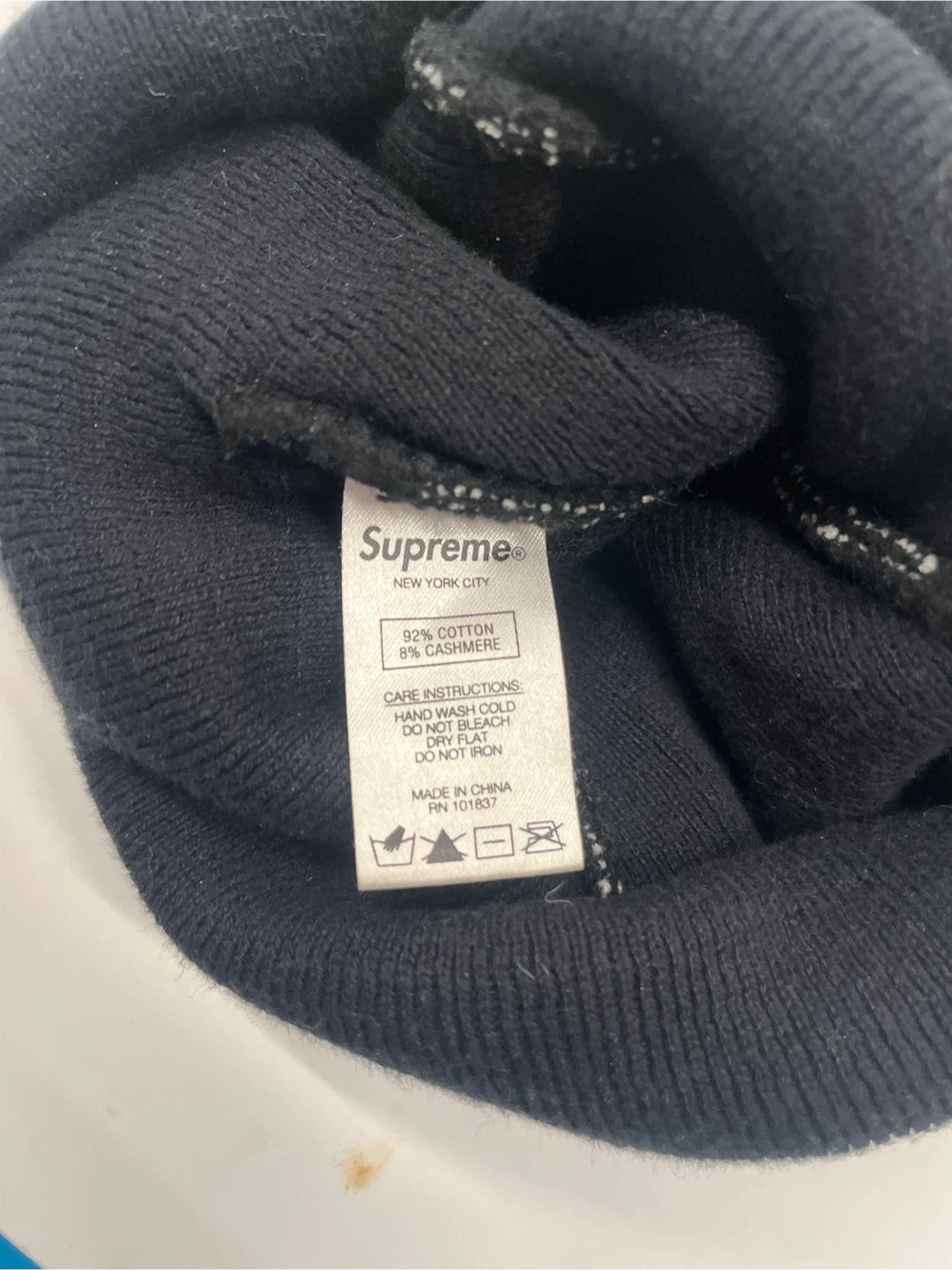 Supreme New York Beanie - Black - photo 3