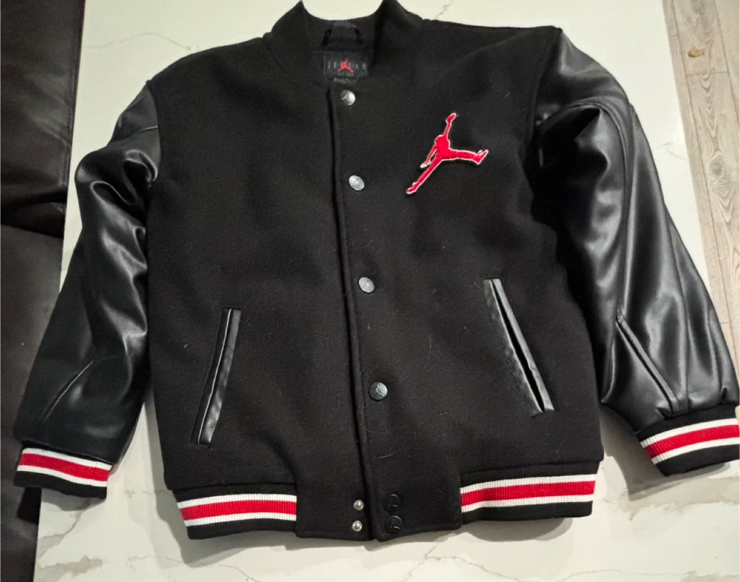 NEW Boys Jordan Varsity Jacket Size M (10/12 Yrs)