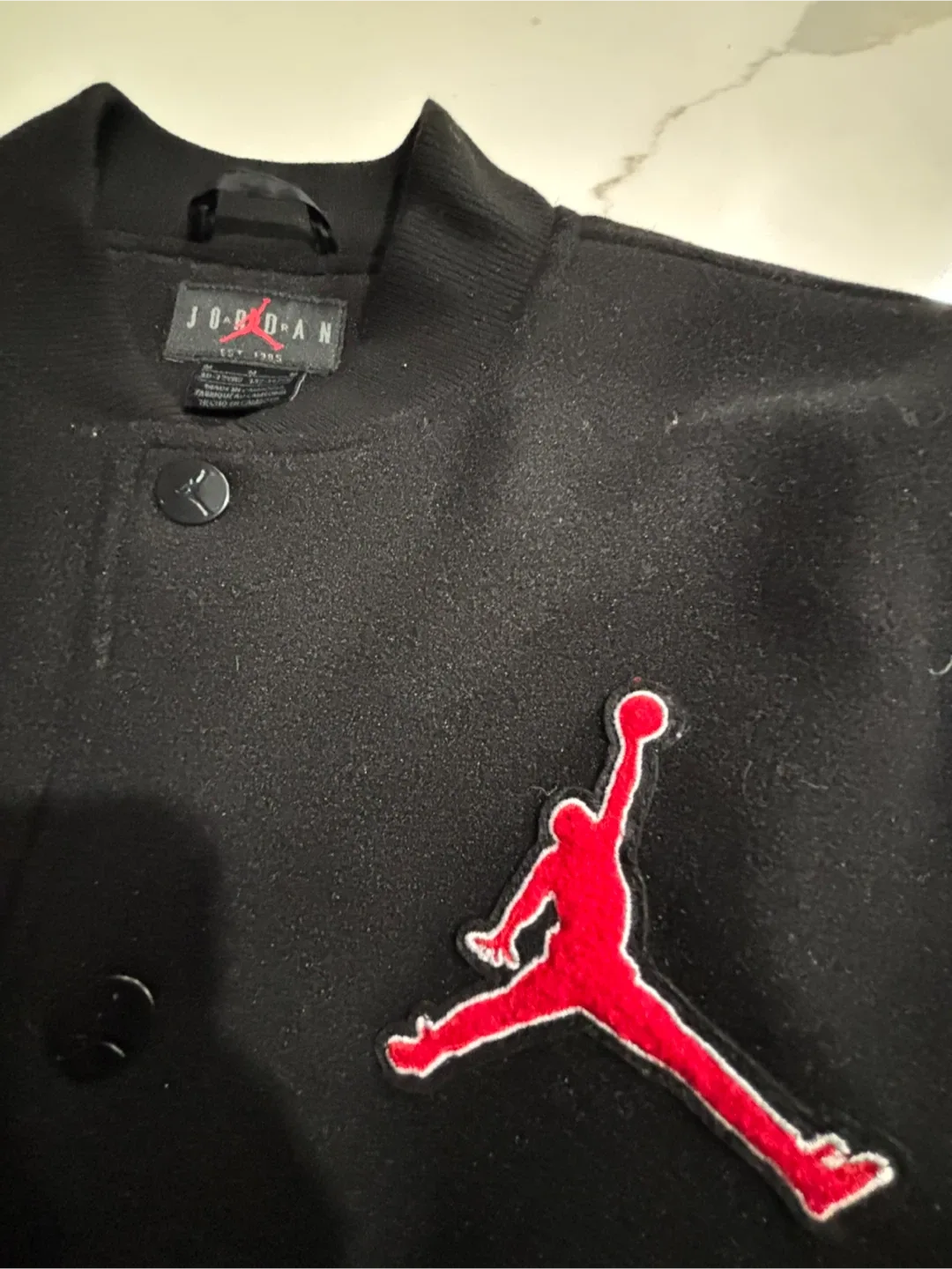 NEW Boys Jordan Varsity Jacket Size M (10/12 Yrs) image indicator(2)