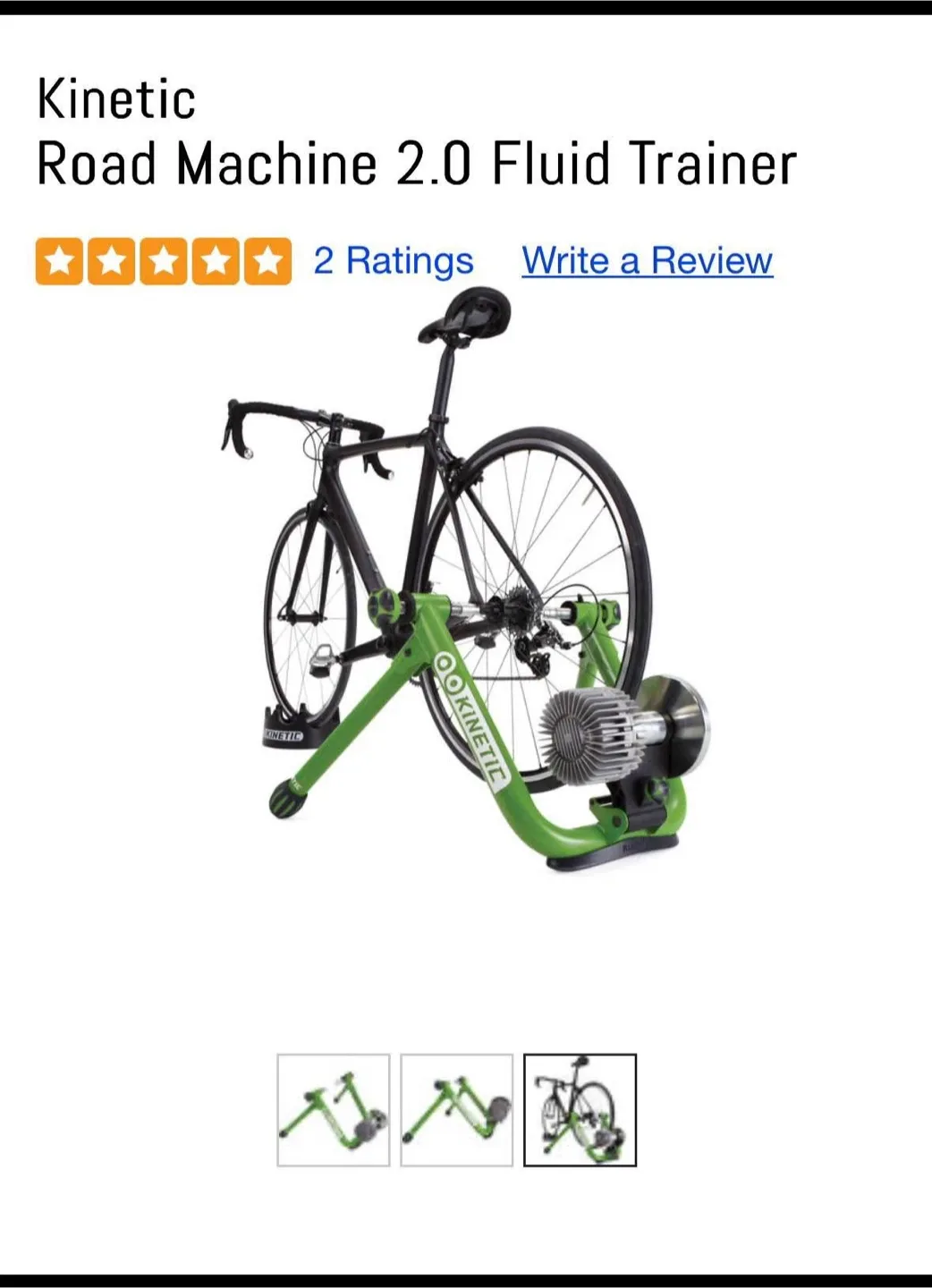 Kinetic Road Machine 2.0 Fluid Trainer
