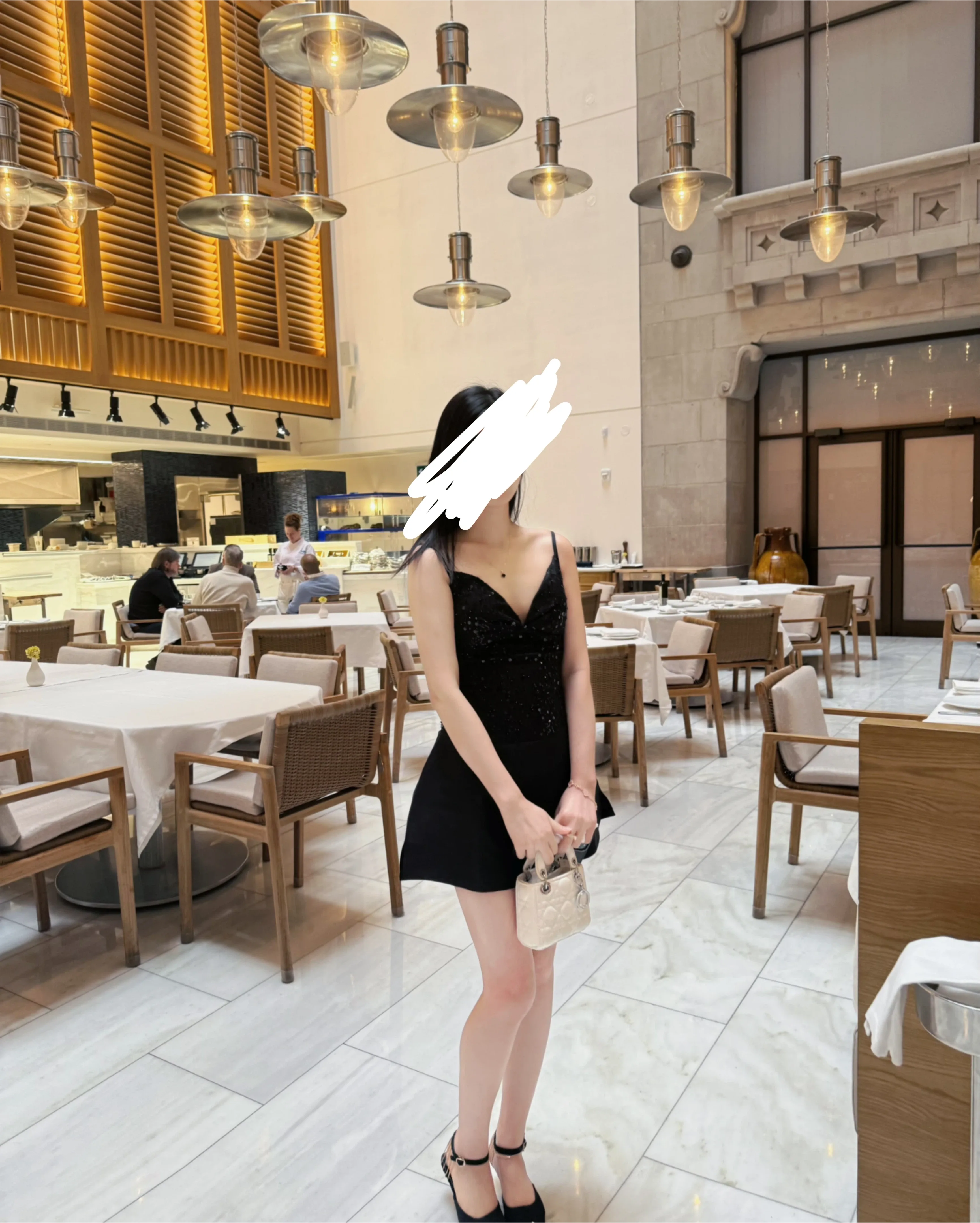 Black Sequin Mini Dress image indicator(3)