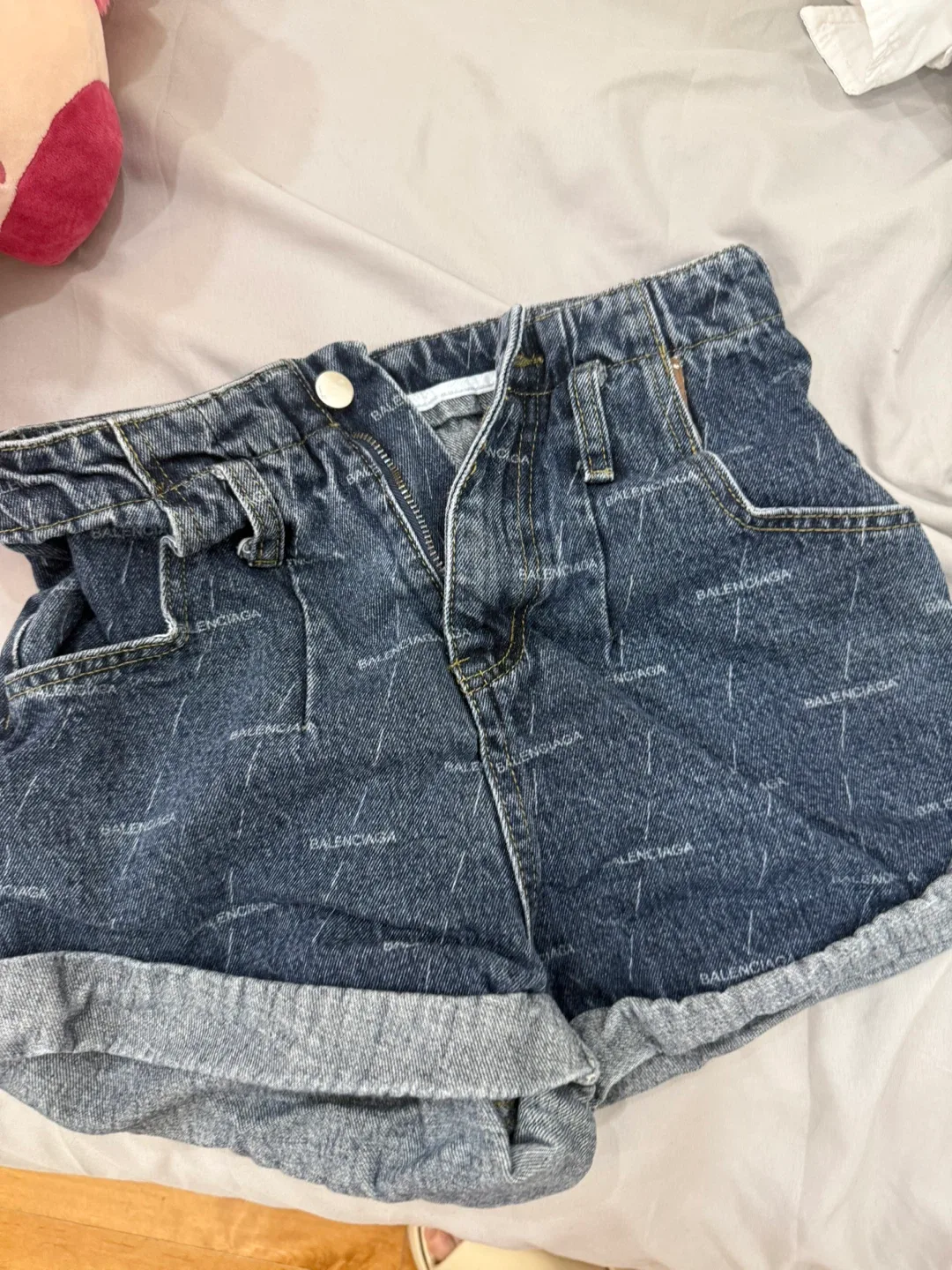 Balenciaga Denim Shorts