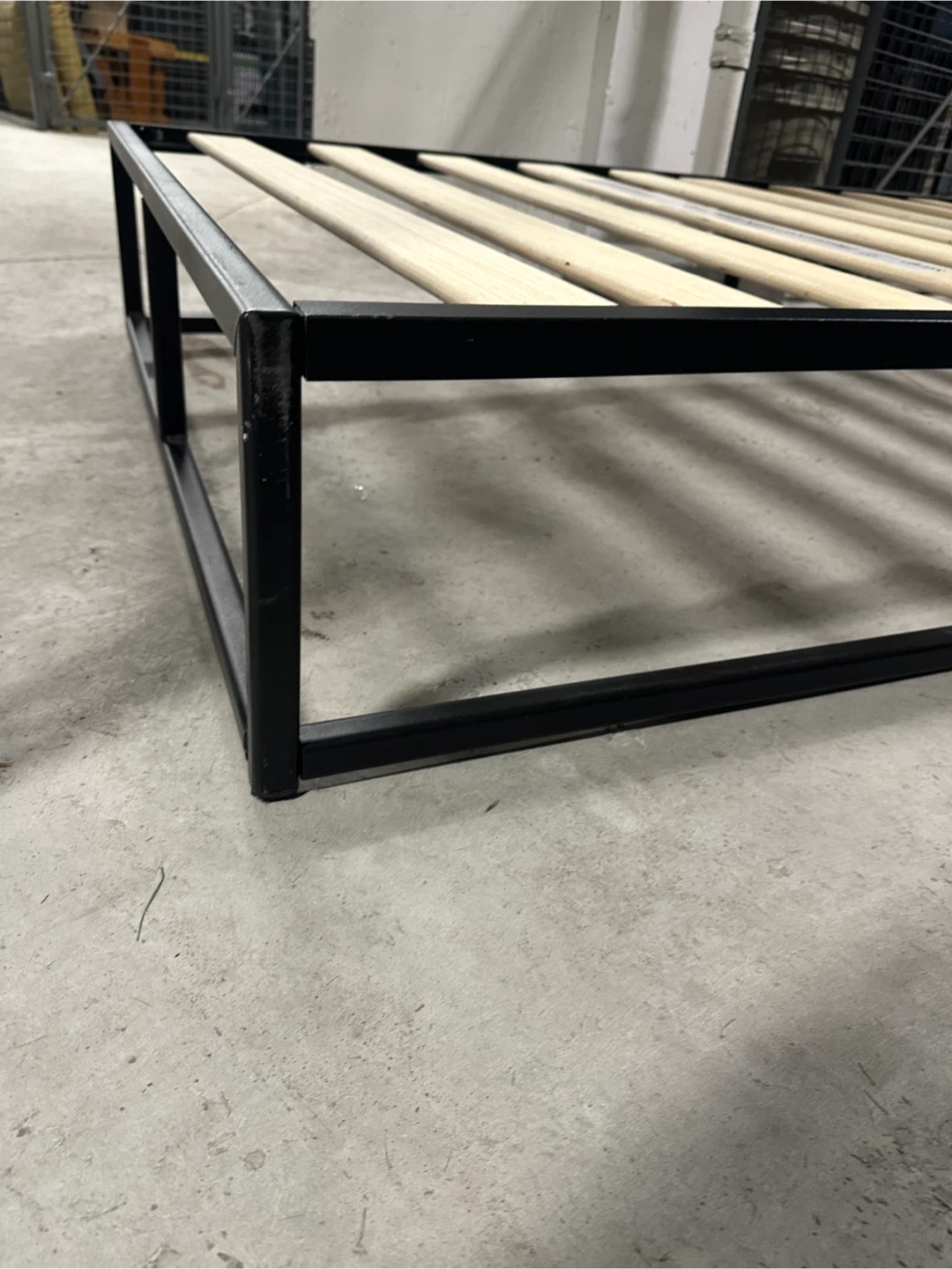 Twin Black Metal Bed Frame - photo 2