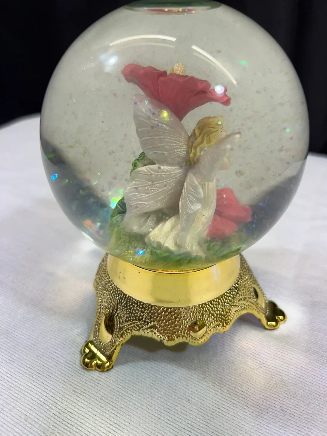 ELECO Angel Flower Snow Globe image indicator(2)