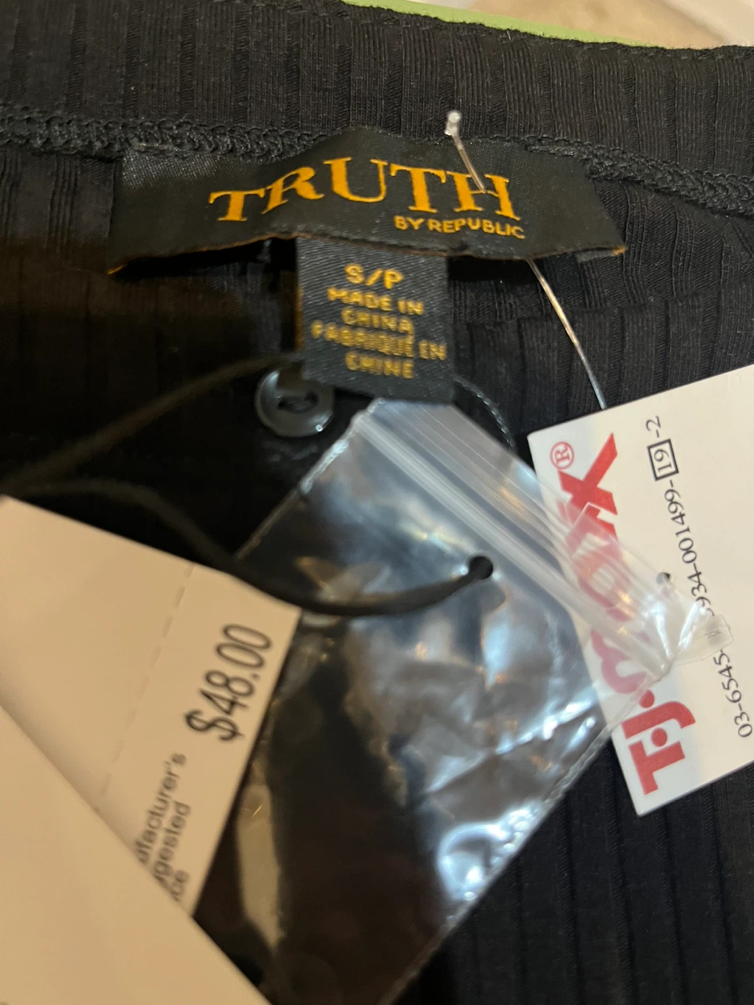 Truth by Republic Black Sleeveless Top - Size S - photo 3
