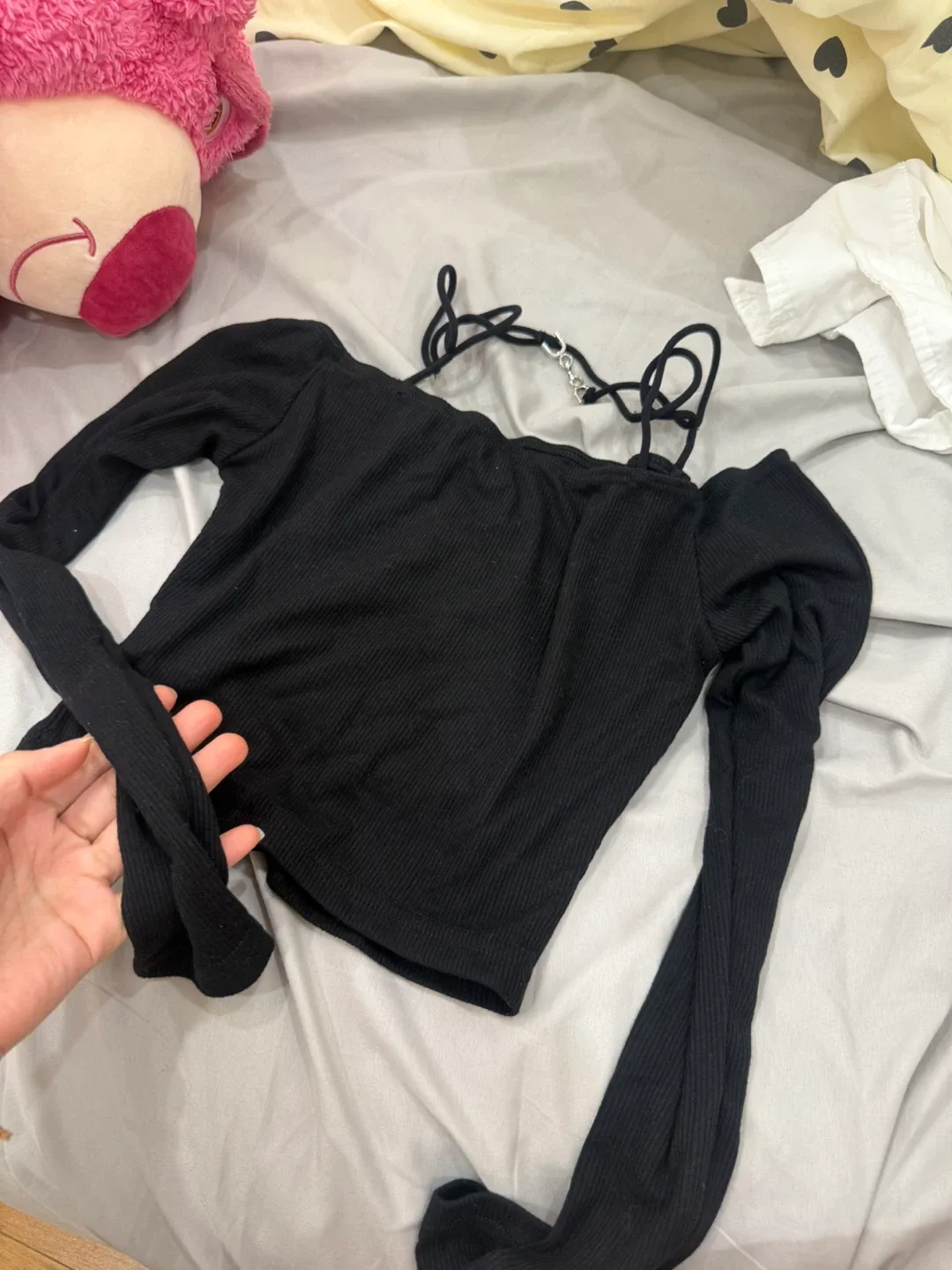 Black Long Sleeve Top