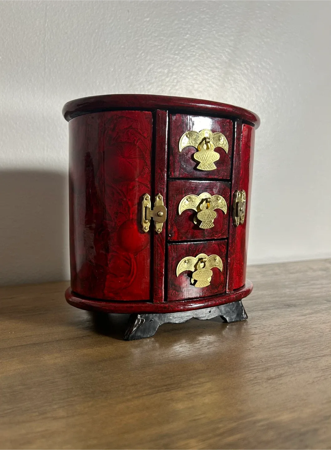 Vintage Chinese Rosewood Jewelry Box - Gone Soon!