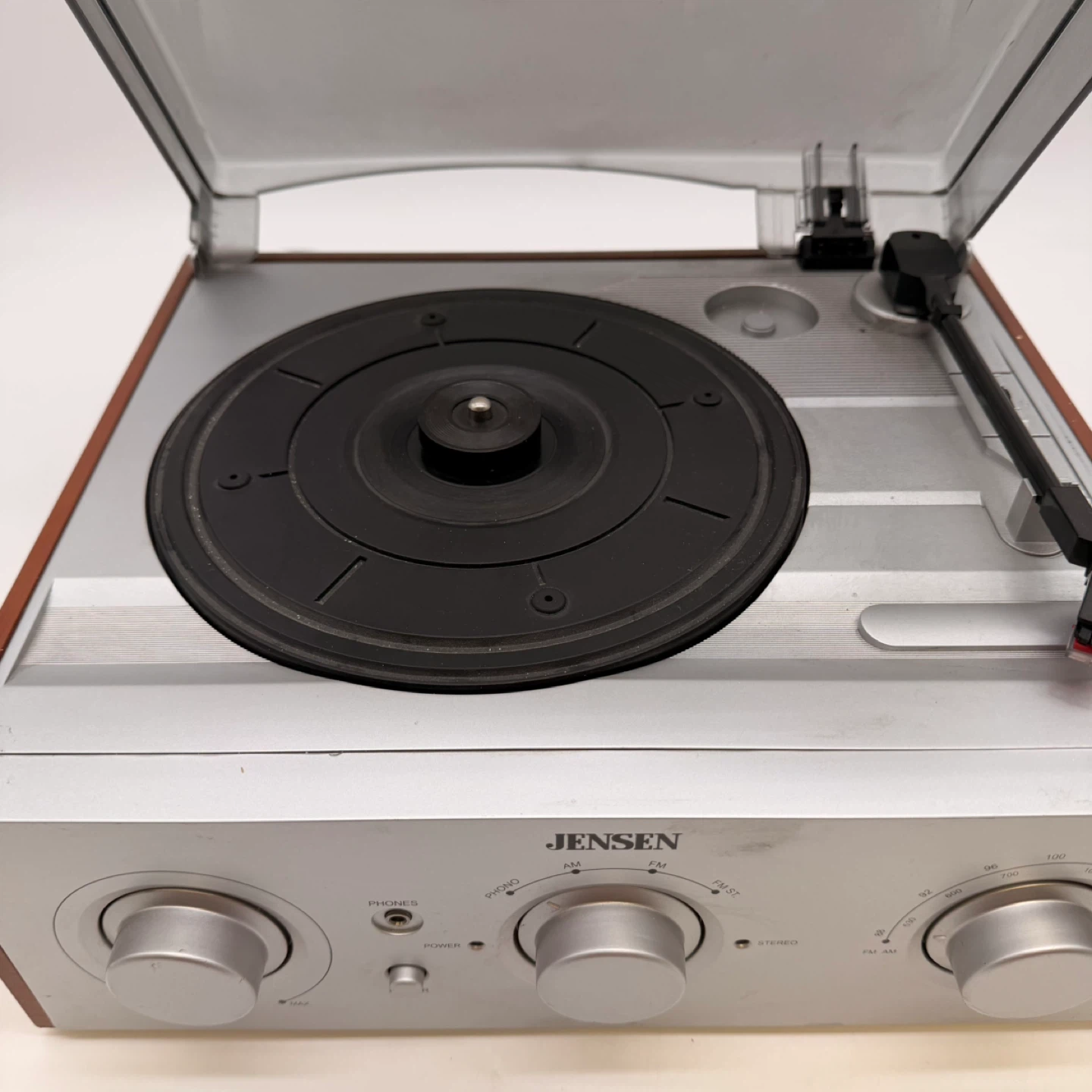 Jensen JTA-220 Record Player / AM FM Turntable – Works - photo 4