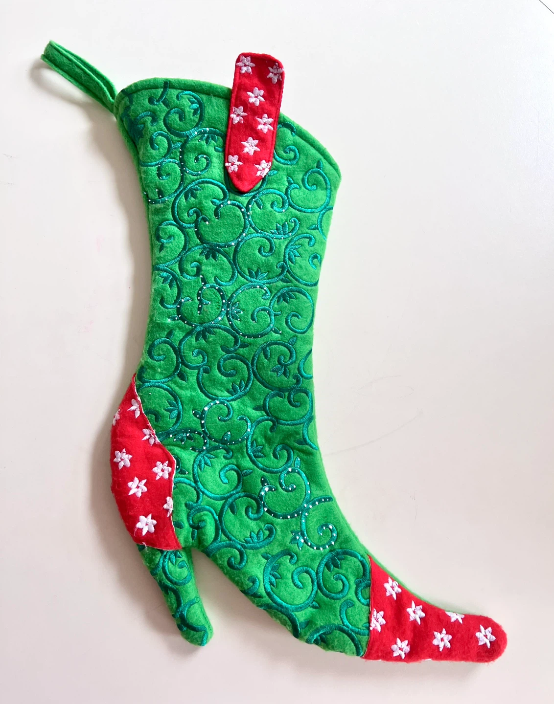Light up Christmas boot stocking - photo 2