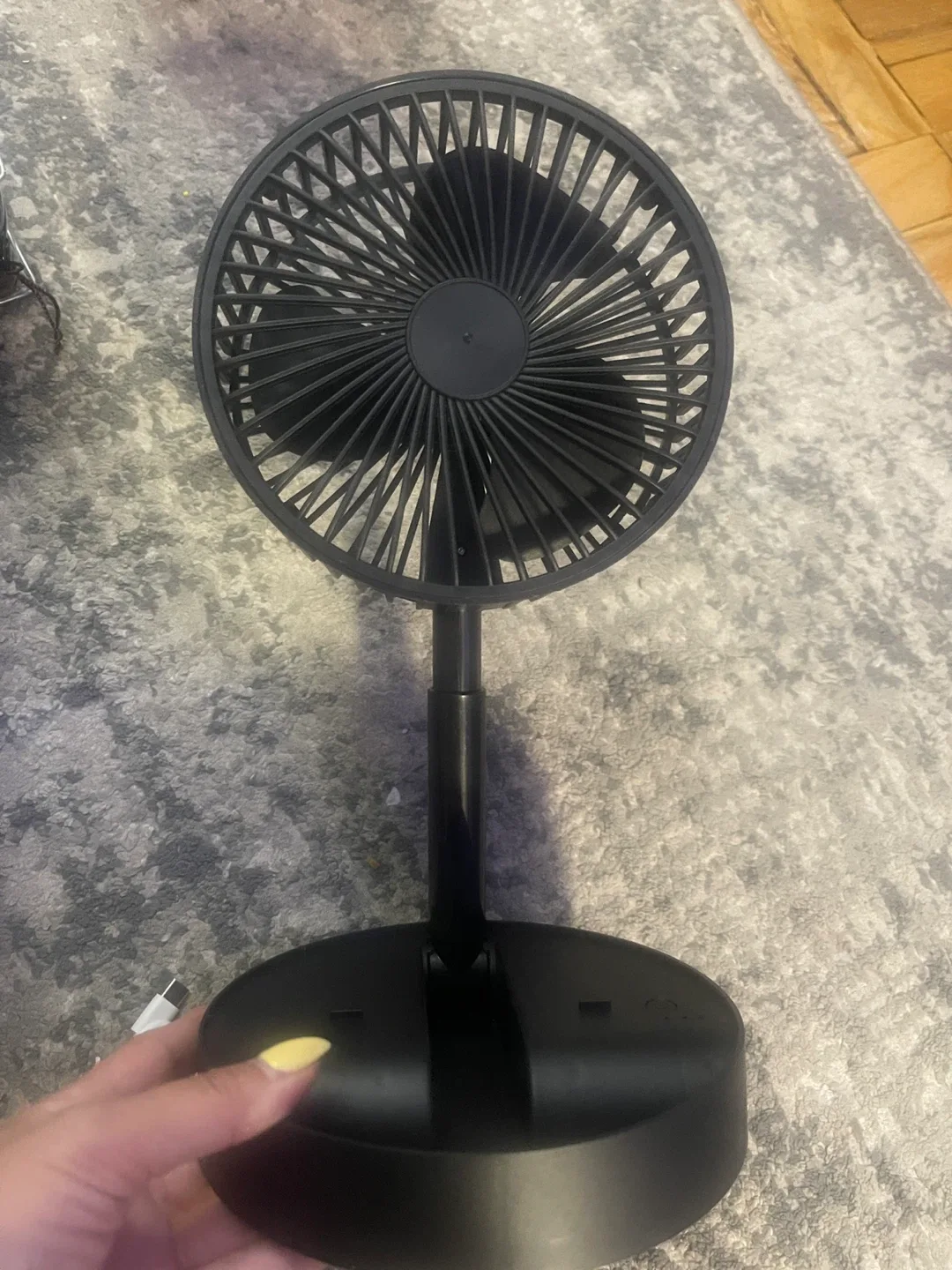 Tech1 Rechargeable Desk Fan - Portable image indicator(3)