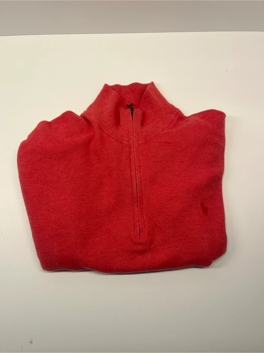 Polo Ralph Lauren Quarter Zip Pullover, Red