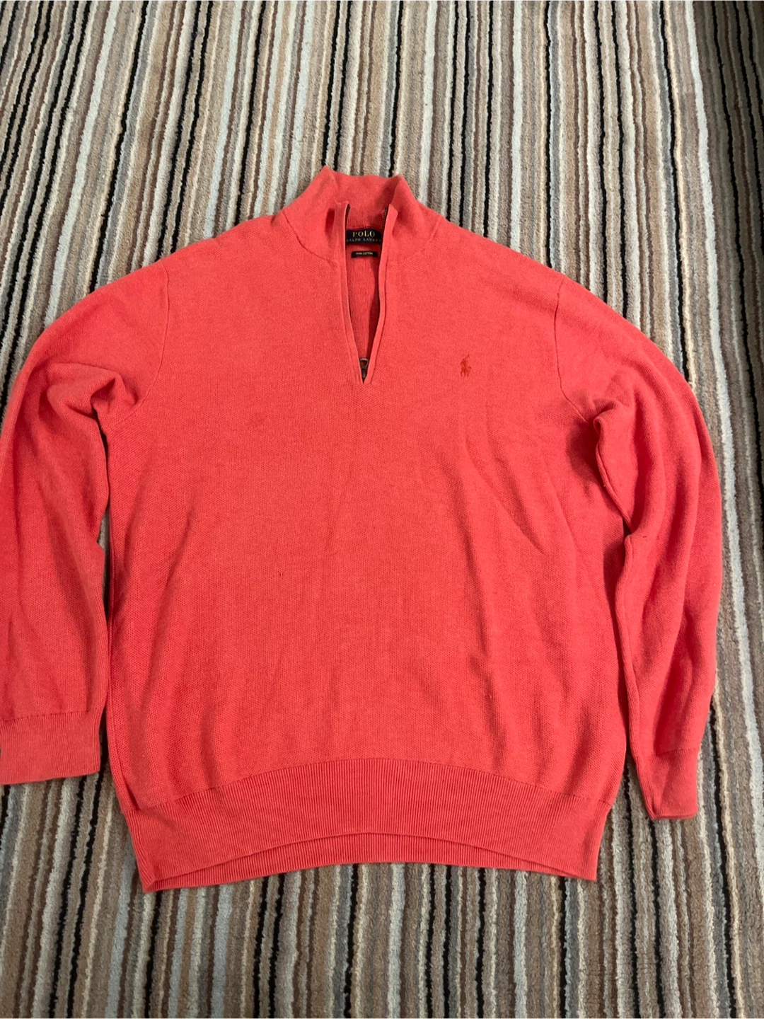 Polo Ralph Lauren Quarter Zip Pullover, Red - photo 3