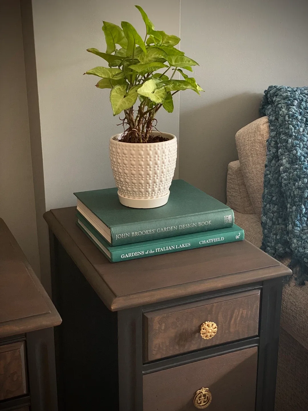 ✨Refinished Solid Walnut & Birdseye Maple End Tables image indicator(3)