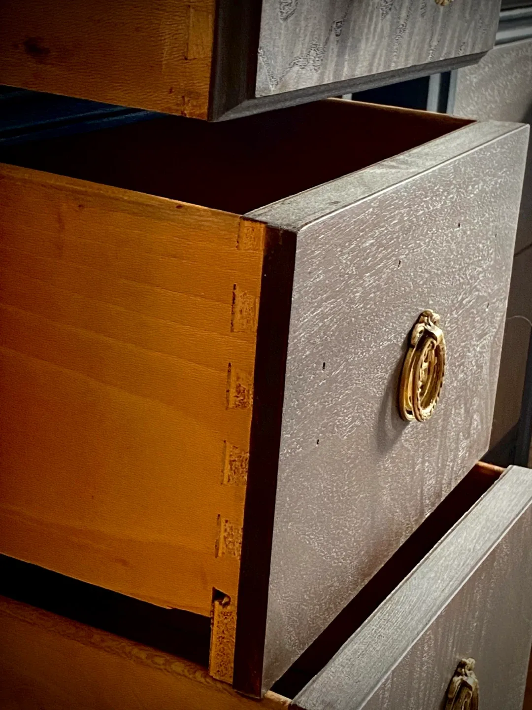✨Refinished Solid Walnut & Birdseye Maple End Tables image indicator(4)