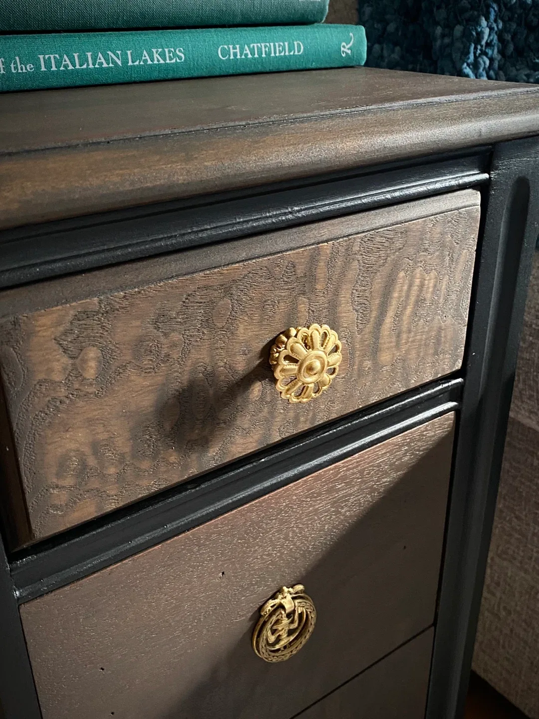 ✨Refinished Solid Walnut & Birdseye Maple End Tables image indicator(2)