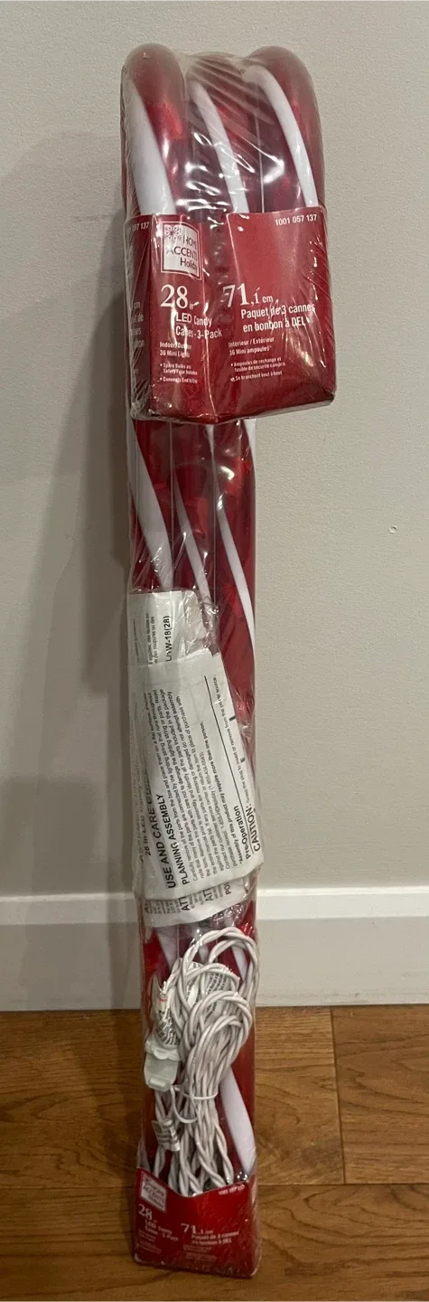 Home Accents Holiday 28in LED Candy Canes - 3 Pack image indicator(2)