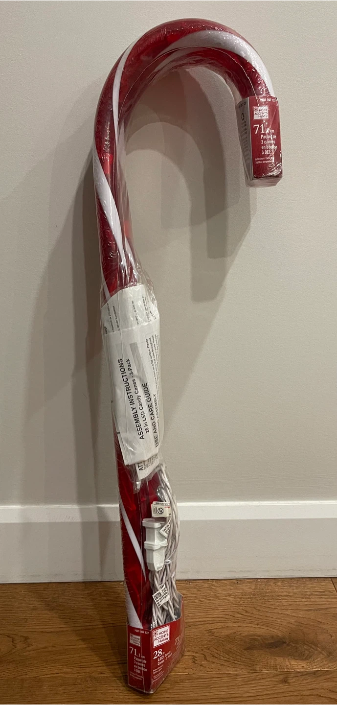 Home Accents Holiday 28in LED Candy Canes - 3 Pack
