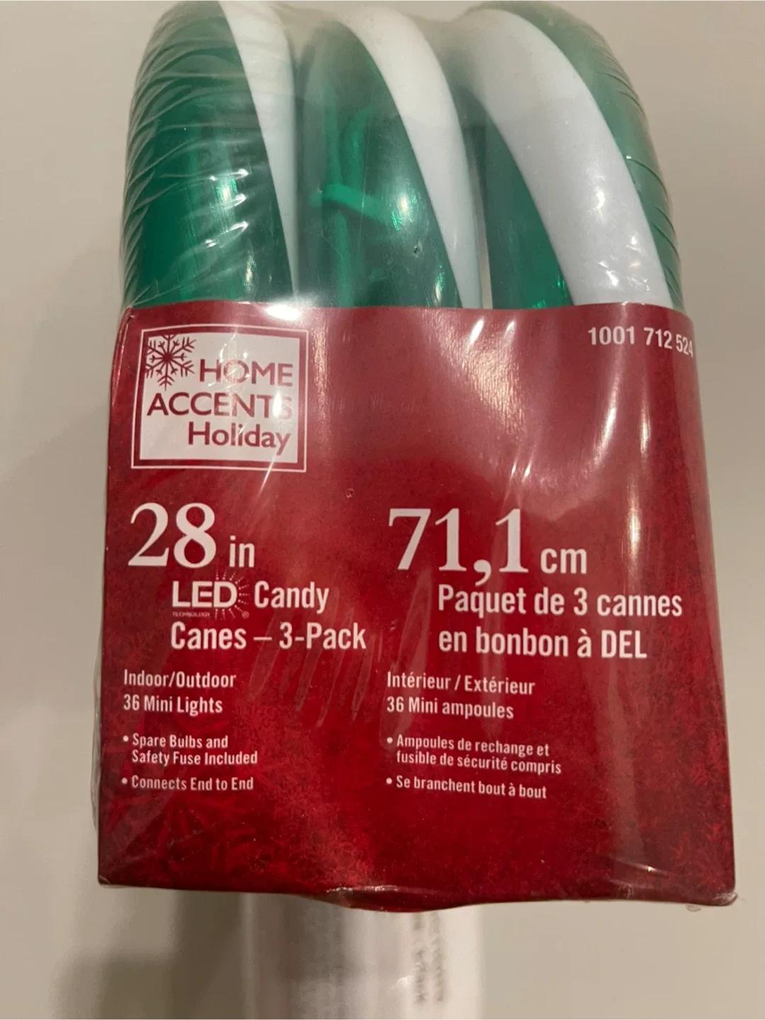 New Home Accents Holiday LED Candy Canes 3-Pack image indicator(3)