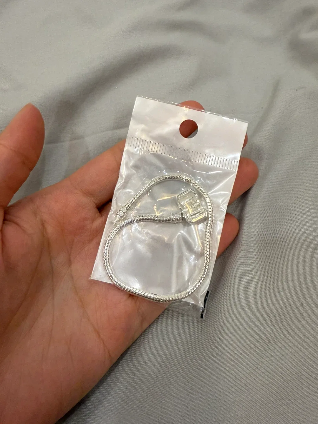 New Pandora Silver Charm Bracelet