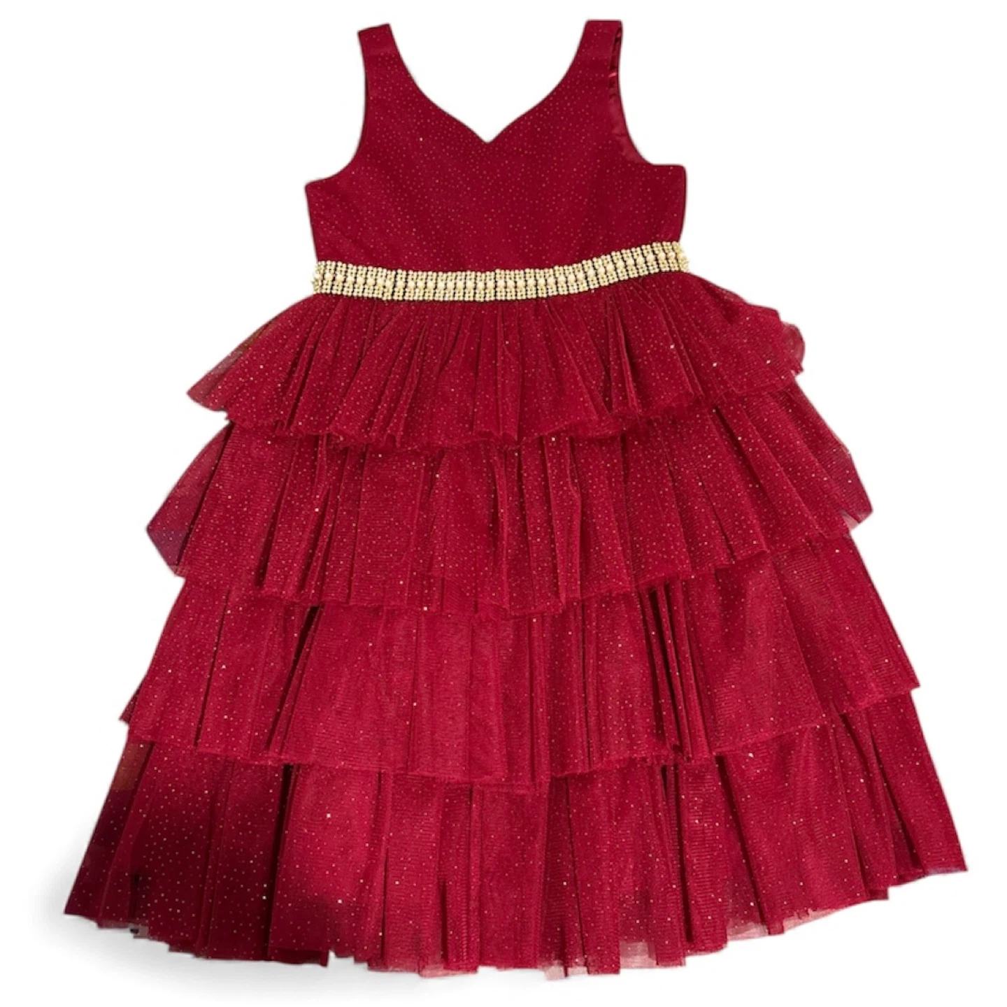 American Princess Girls' Red Dress - Size 7