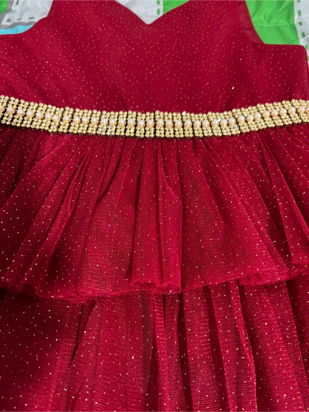 American Princess Girls' Red Dress - Size 7 - photo 4