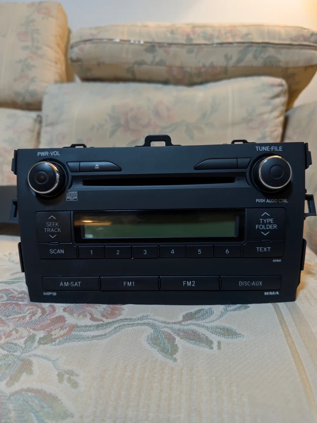 Toyota Corolla 2010 Original Radio and AC panel
