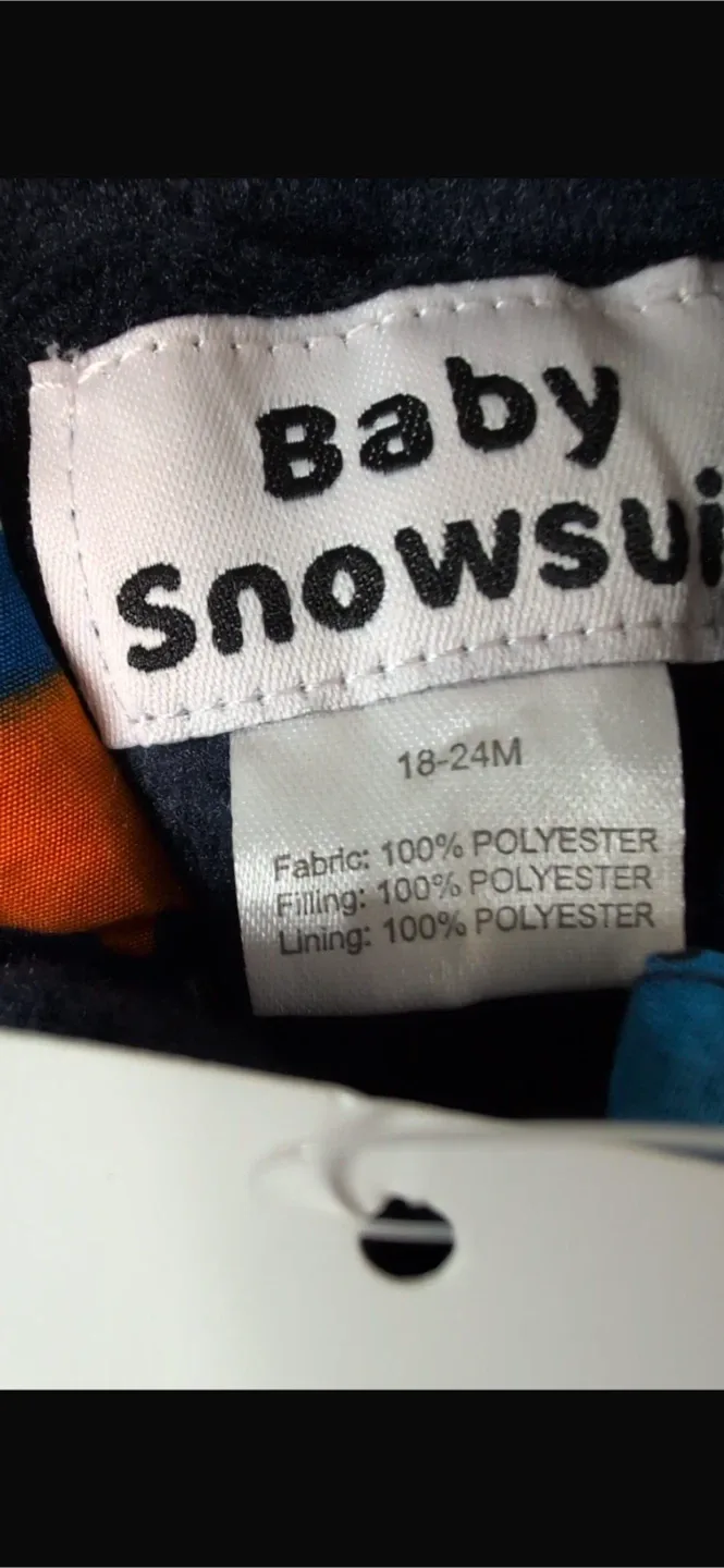 NEW! Baby Snowsuit with Mittens - Animal Print image indicator(6)