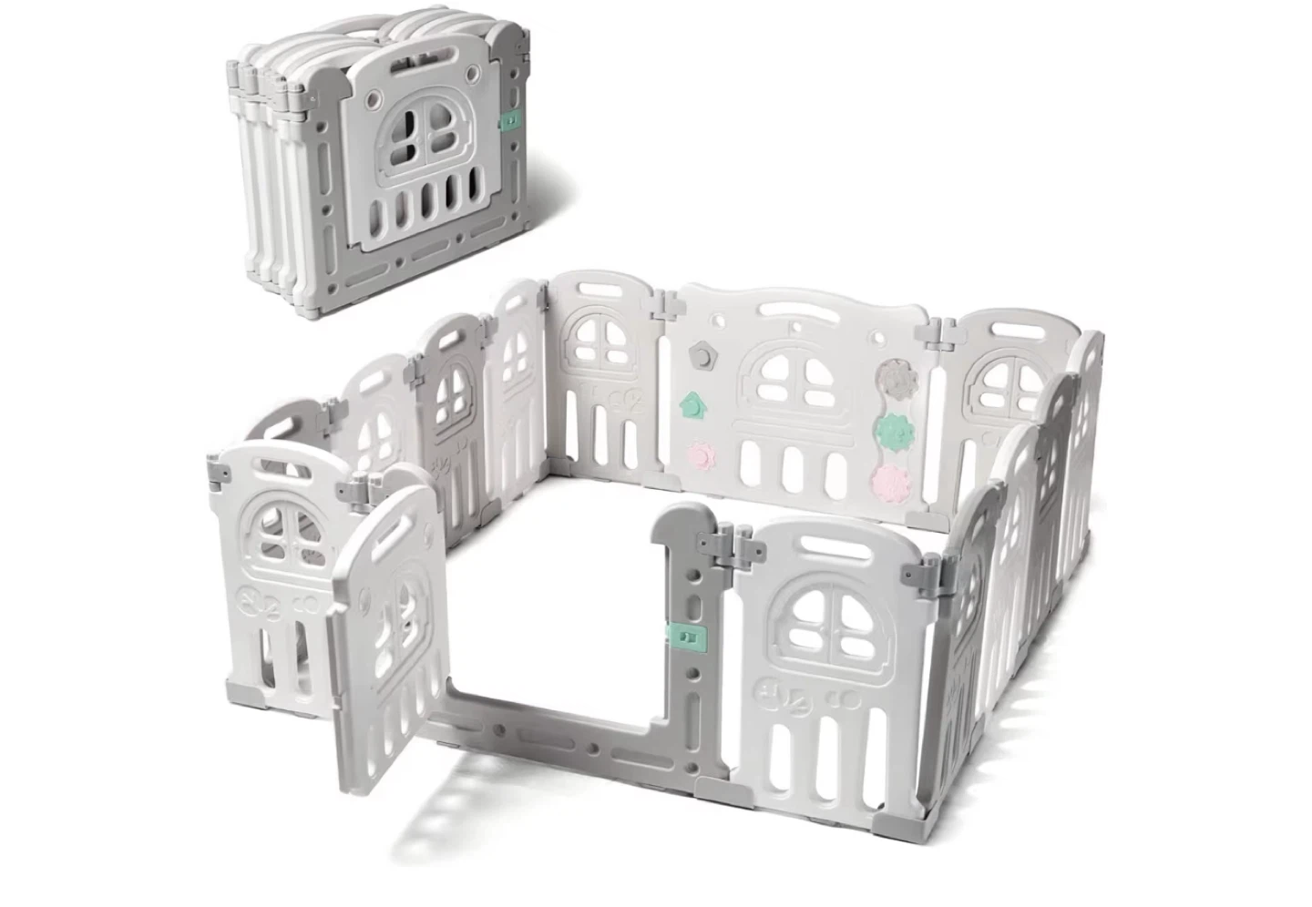 Kids Playpen - Gray