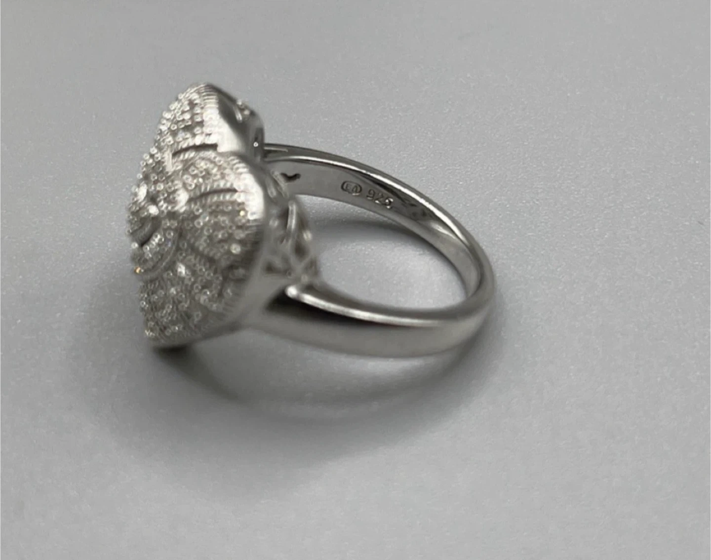 Heart-Shaped Sterling Silver Ring - photo 5