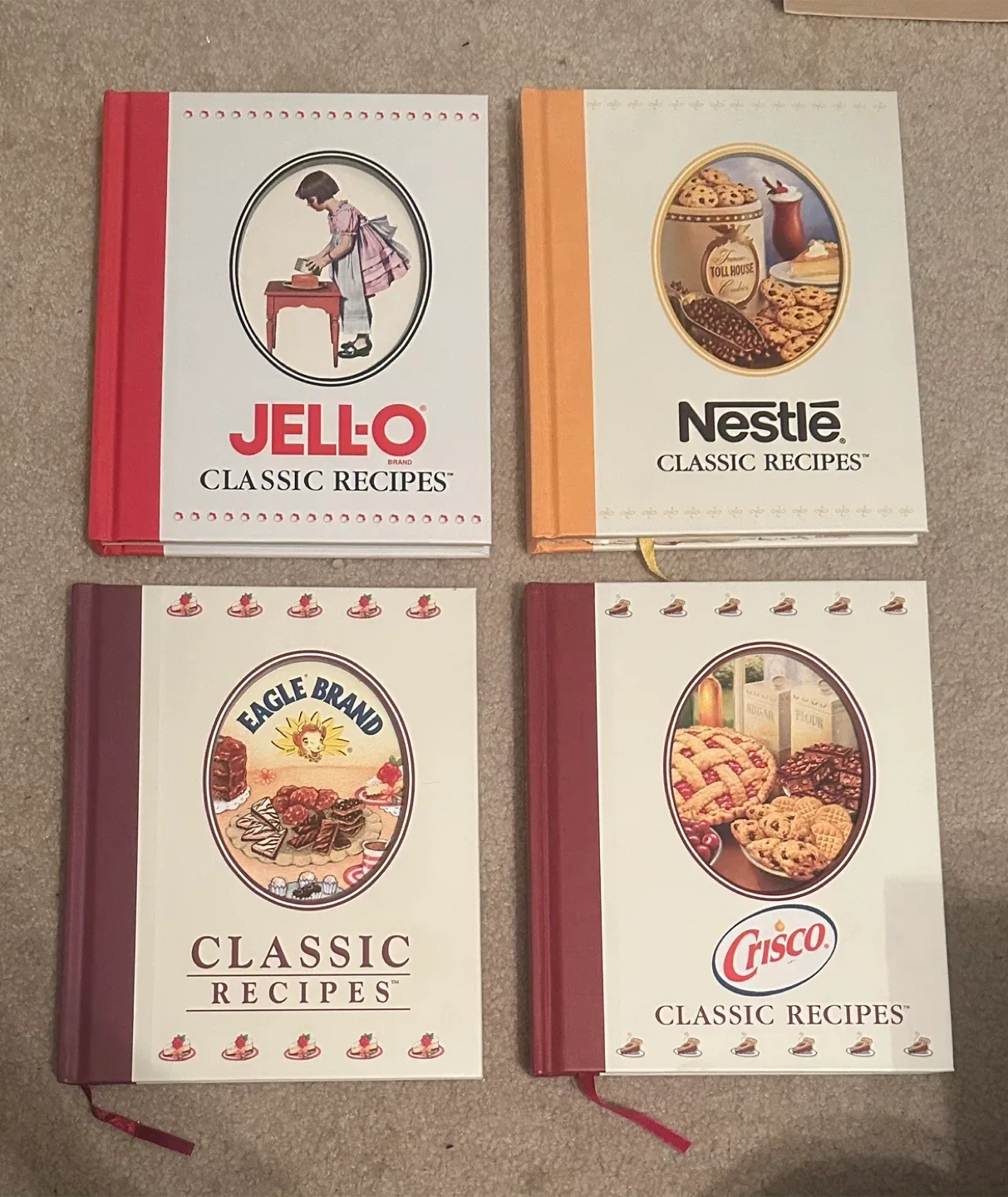 Classic Recipe Cookbooks - Jell-O, Nestle, Crisco, Eagle Brand