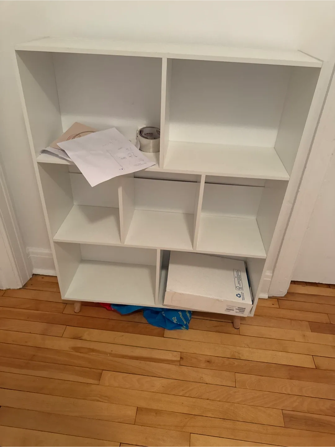 White Cube Shelving Unit